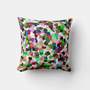 Brightly Colourful Multi-Colour Pattern Cushion