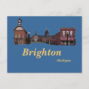 Brighton#56, Brighton, Michigan Postcard