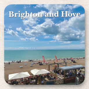 Brighton and Hove Beach on a Summer Day Coaster