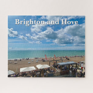 Brighton and Hove Beach on a Summer Day Jigsaw Puzzle