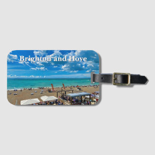 Brighton and Hove Beach Painting Luggage Tag