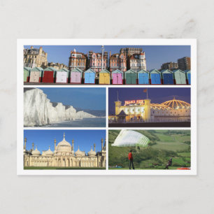 Brighton and Hove multi-image Postcard