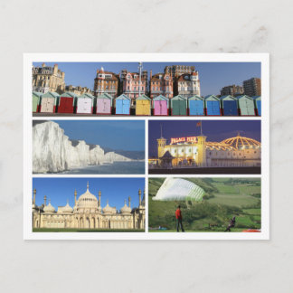 Brighton and Hove multi-image Postcard