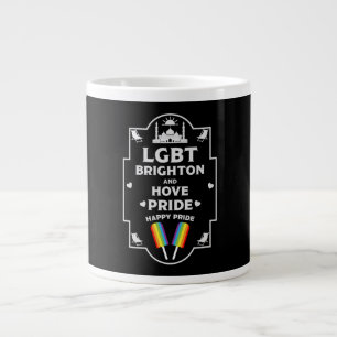 Brighton and Hove pride Large Coffee Mug