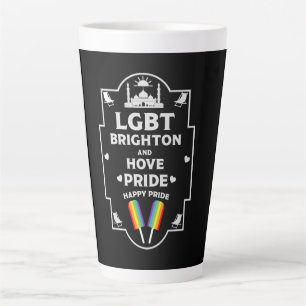 Brighton and Hove pride Latte Mug