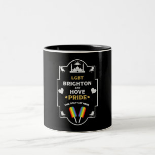 Brighton and Hove Pride Two-Tone Coffee Mug