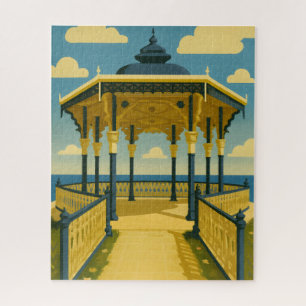 Brighton Bandstand – Coastal Architecture Art Jigsaw Puzzle
