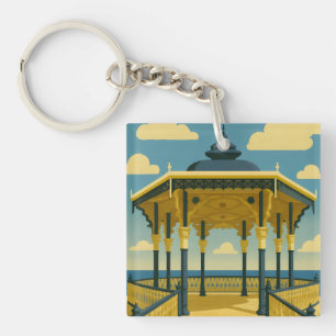 Brighton Bandstand – Coastal Architecture Art Key Ring