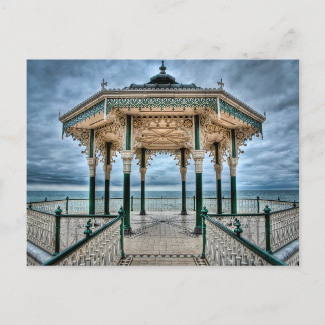 Brighton Bandstand, England Postcard (Front)
