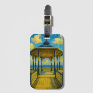 Brighton Bandstand Glow – Seaside Pavilion Luggage Tag