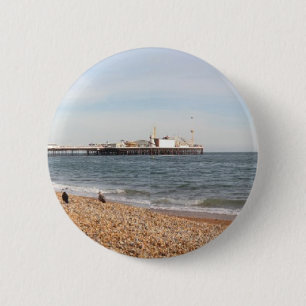 Brighton Beach 6 Cm Round Badge