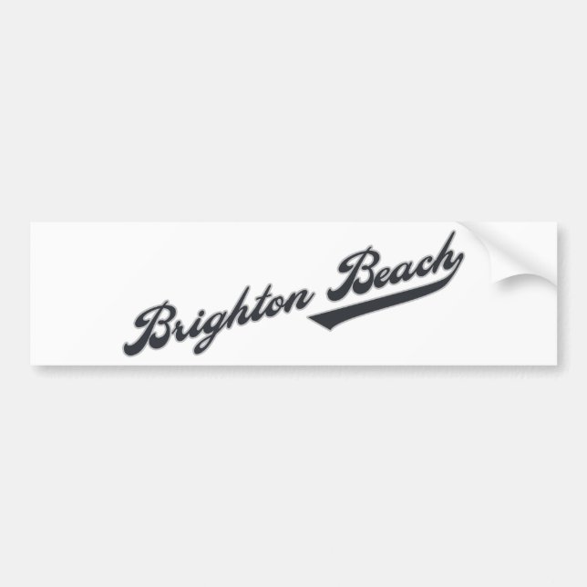 Brighton Beach Bumper Sticker (Front)