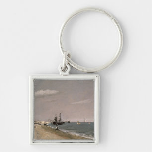 Brighton Beach with colliers, 1824 Key Ring