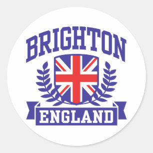 Brighton England Classic Round Sticker