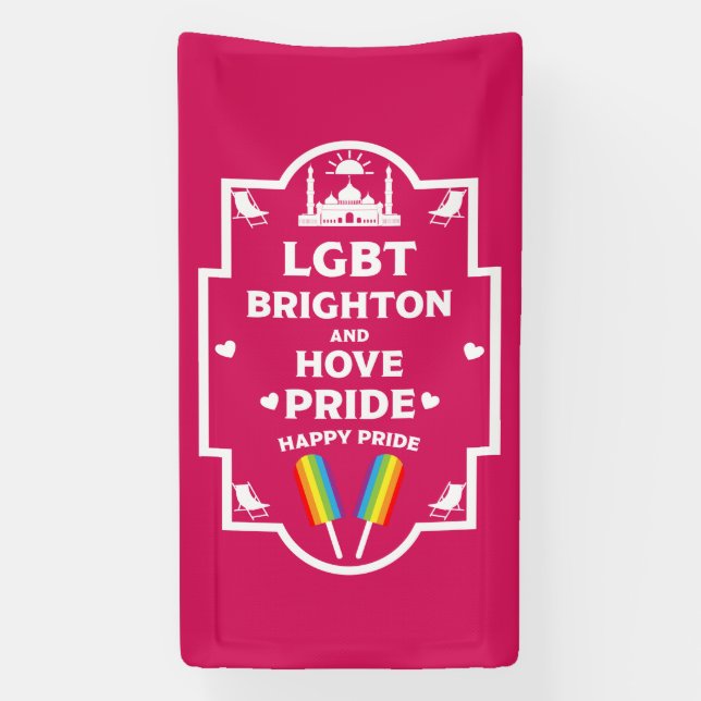 Brighton Gay Pride Banner (Vertical)