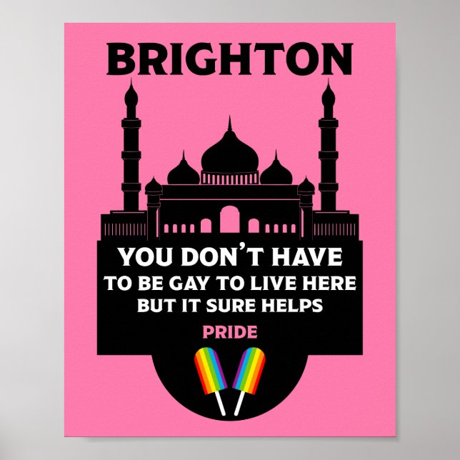 Brighton Gay Pride Poster (Front)