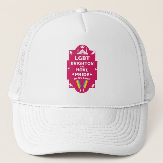 Brighton Gay Pride Trucker Hat (Front)
