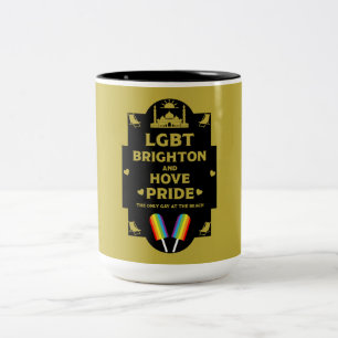 Brighton Gay Pride Two-Tone Coffee Mug