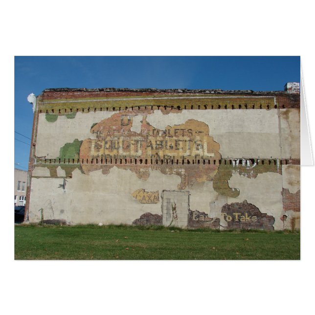 Brighton, Iowa Ghost Sign (Front Horizontal)