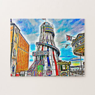 Brighton Palace Pier Fairground Rides Jigsaw Puzzle