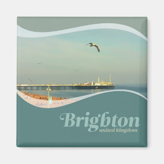 Brighton Pier @ Hove, East Sussex UK Magnet