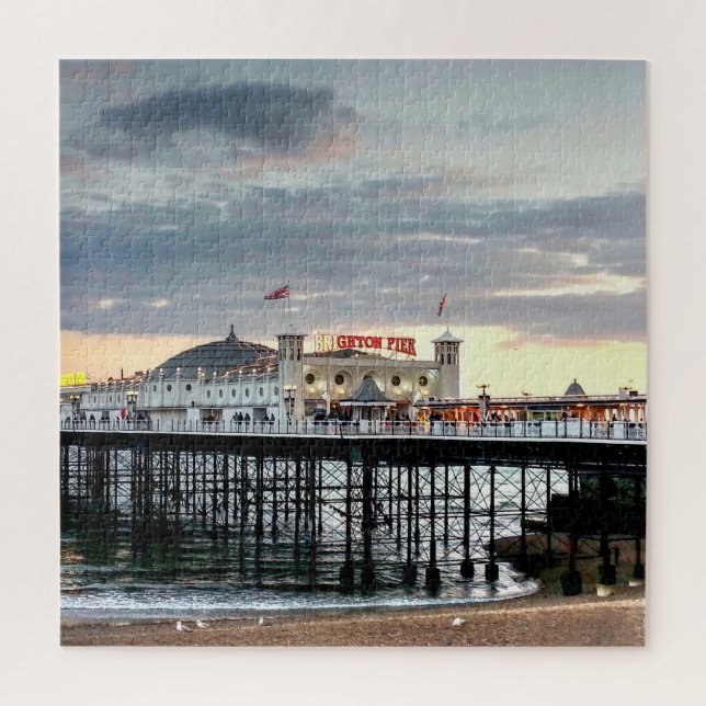 Brighton Pier Sunset Jigsaw Puzzle (Vertical)