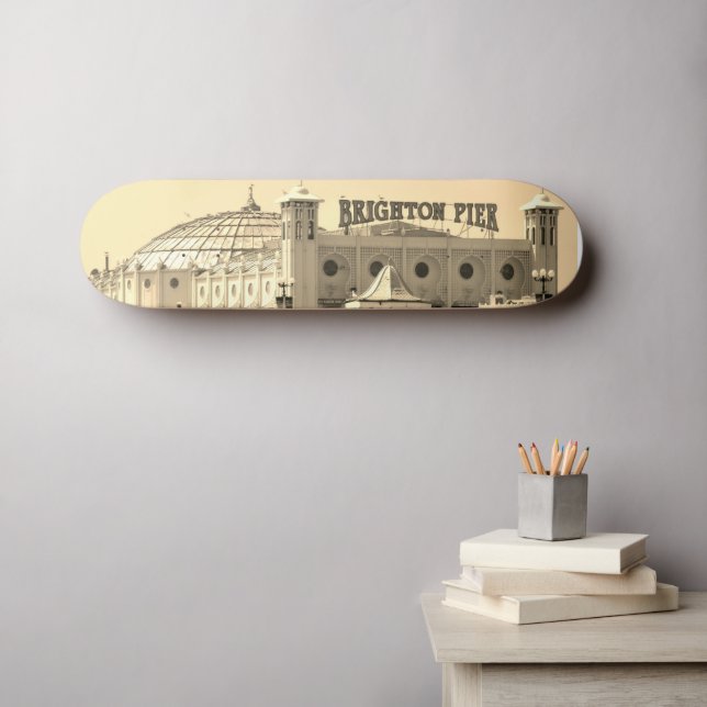 Brighton Pier UK  Skateboard (Wall Art (Horz))