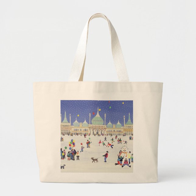 Brighton Royal Pavilion Large Tote Bag (Front)