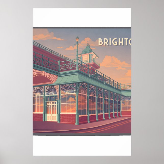 Brighton Travel Poster (Front)