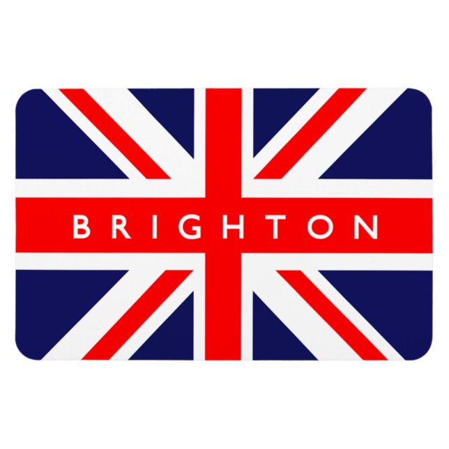 Brighton UK Flag Magnet (Horizontal)