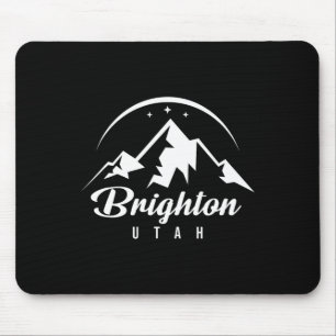 Brighton Utah Ski Resort Skiing Snowboarding  Mouse Pad