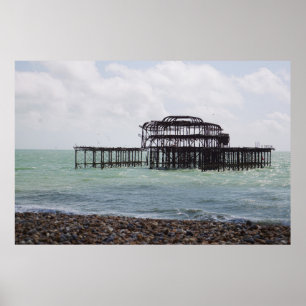 Brighton West Pier Poster