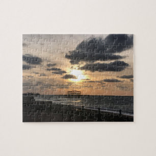 Brighton West Pier Sunrise Photo Jigsaw Puzzle