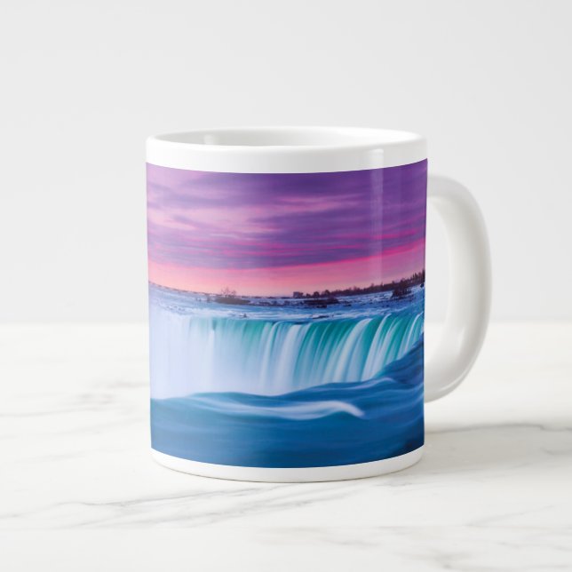 Brights at Niagara Falls Large Coffee Mug (Front Right)