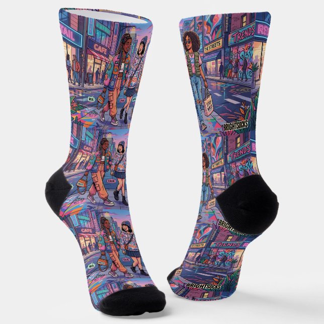 BRIGHTSOCKS 69 SOCKS (Angled)