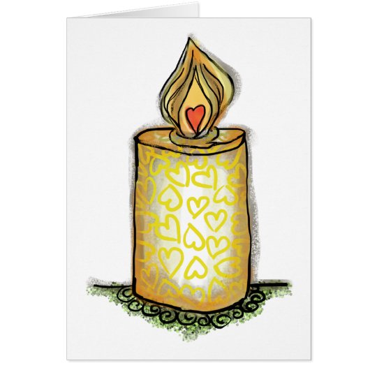 Brigid's Candle Card
