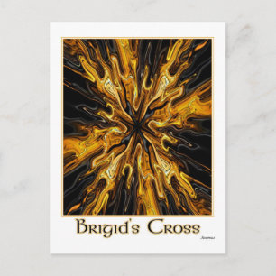 brigids cross postcard