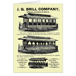 Brill Company Streetcars and Trolleys