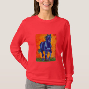 Brillian Blue Horse T-Shirt