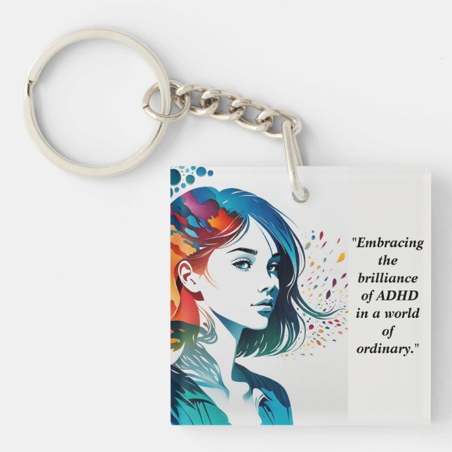 Brilliance Of ADHD*Dr.Anders Osborne Ph.D Key Ring (Front)