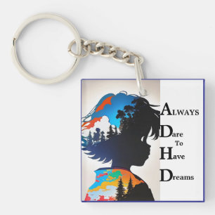 Brilliance Of ADHD Key Ring