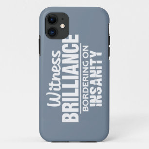 BRILLIANCE VS INSANITY custom iPhone case