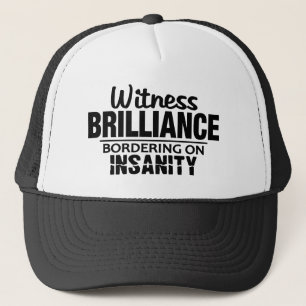 BRILLIANCE VS INSANITY hat - choose colour