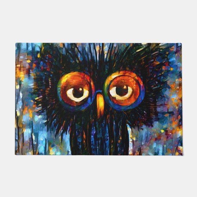 Brilliant and Wise Owl Doormat (Front)