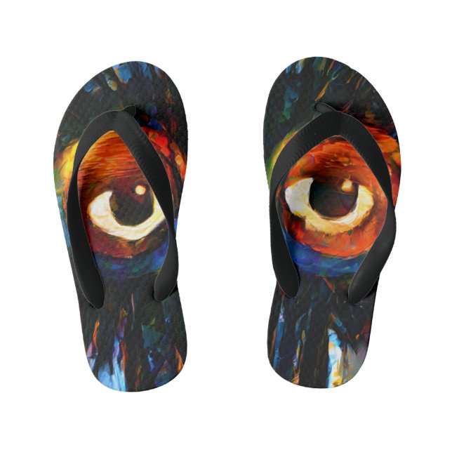 Brilliant and Wise Owl  Flip Flops (Footbed)