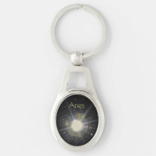Brilliant Aries Key Ring