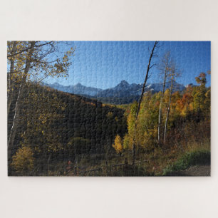 Brilliant Autumn Colours San Juan Range Colorado Jigsaw Puzzle
