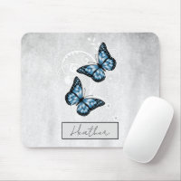 Brilliant Blue Butterflies