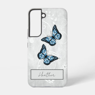 Brilliant Blue Butterflies Samsung Galaxy Case