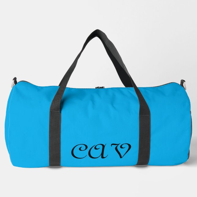 Brilliant Blue  Duffle Bag (Front)